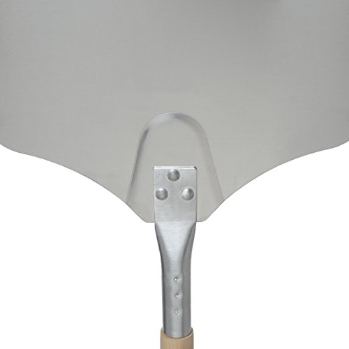 Levivo Pizzaschaufel/ Pizzaschieber aus Metall mit Holzgriff, ca. 82 x 30,5 x 2,9 cm - 2