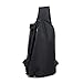 Produktbild GYQXX Chest Bag Männer Casual Umhängetasche Canvas Messenger Bag koreanische Version des Trends Männer Brusttasche Outdoor Diagonal Rucksack,Black