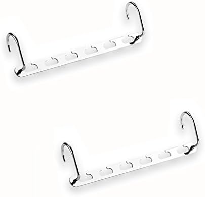 Pack of 2 Space Saving Hangers Metal Magic Hangers Closet Space Saving Wardrobe Clothing Hanger Oragnizer