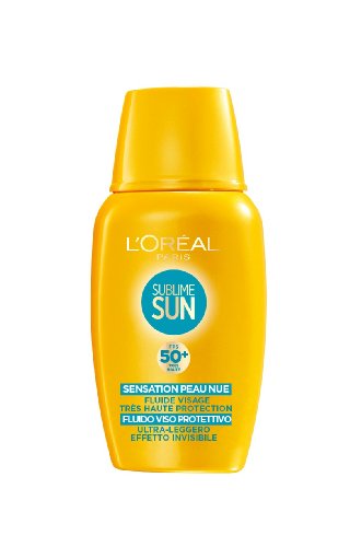 L 'Oréal Paris Sublime Sun fluido facial muy alta protección solar FPS 50 +