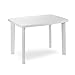 Produktbild Mojawo Gartentisch Kunststoff 100x70cm Weiß rechteckig Balkontisch Campintisch Gartentisch Terrassentisch Bistrotisch