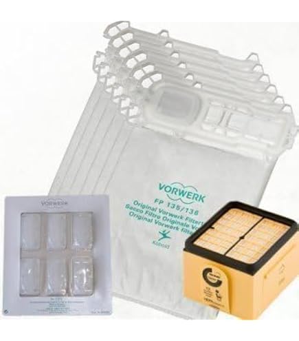 YanBan 4pcs Filtri HEPA Accessori Microfiltro Igienico Compatibile con Vorwerk Folletto VK135 VK136 FP135 FP136 Aspirapolvere