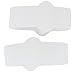 1 Pair of 2-Port Toe Separators/Stretchers/Straighteners Gel---White