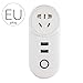 Produktbild Babysbreath17 Kompatibel mit Alexa und Google-Startseite Smart Plug WiFi Buchse Power Sensor Outlet Doppel USB Mini Home Plug EU-Stecker