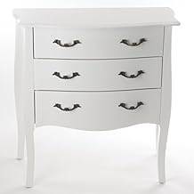 commode blanche baroque