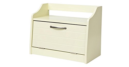 Elegant Brands Bread Bin Wood Buttermilk 40 X 24 X 31 Cm The