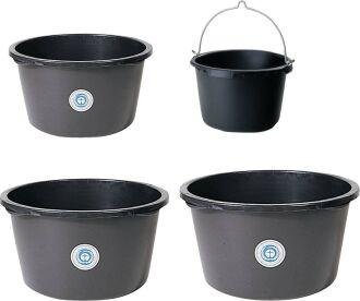 Preisvergleich Produktbild Mörtelkübel schwarz ohne Bügel, 45 l