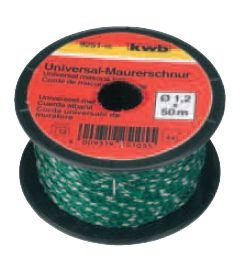 KWB Maurerschnur 50 m, 1,2 mm, grün, 9251-05