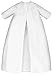 Bateo Design Baby Boys' Christening Gown White Bianco 62
