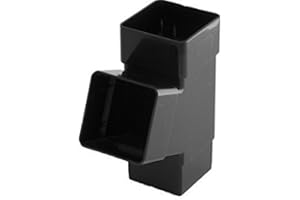 Swish SQY1 67.5 deg Branch for Square Downpipe (White) (Fits Hepworth Square)