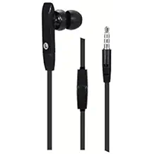 Foxin FHM-103 In-Ear Headphones with Mic (Black)