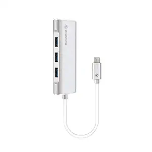 Cadyce USB-C to 3 Port USB 3.0 Hub with Gigabit Ethernet Adapter