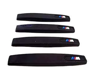 YOURKARTS.COM Latest Car Door Guard/Scratch Protector Sporty Design Compatible with Compatible BMW Cars (Set of 4, Plastic)