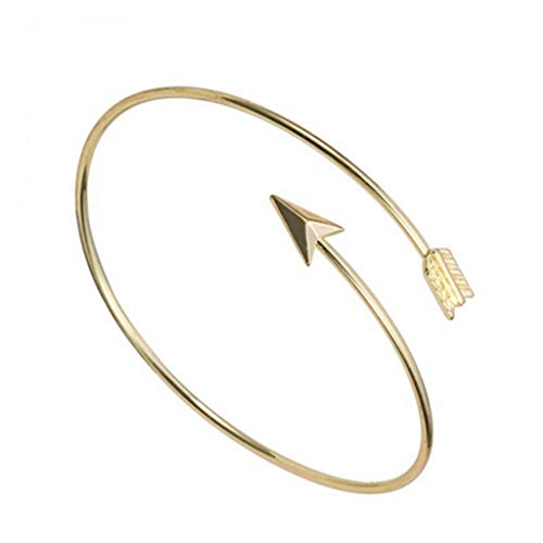 Jeerui Flecha Ajustable Pulseras brazaletes Simples Mujeres señoras brazaletes Pulseras Joyas
