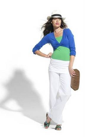 Noppies Women's Maternity Trousers White white XS 32/34