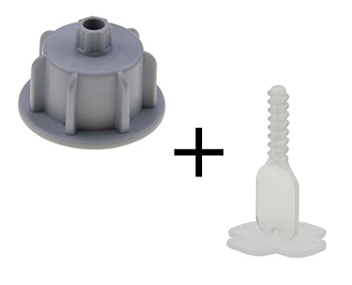 NIVIFIX Brunoplast Fliesen Nivelliersystem Starter-Set grau für Fliesen 12 - 20 mm Stärke (Verlegehilfe, Verlegesystem, Fliesenverlegung, Fliesenverlegehilfe, Fliesenverlegesystem, Fliesennivelliersystem)