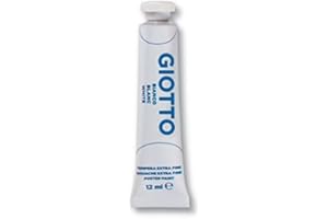 Memotak Colori a Tempera Giotto tubetto da 12 ml. 6 pz. Bianco