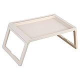 【Material de alta calidad】100% nuevo y de alta calidad mesa de servir de cama plegable, hecha de plástico PP duradero y conocido por ser más fuerte y más hermoso que otros materiales.