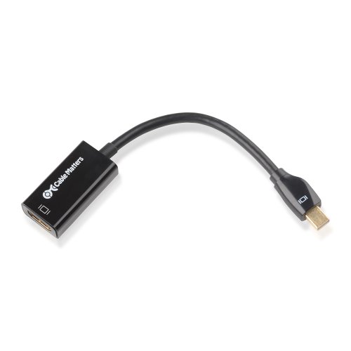 Cable Matters® Gold überzogene Mini Displayport (Thunderbolt™ Port kompatibel) auf HDMI Mann zum weiblichen Adapter in Schwarz - 2