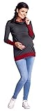 Zeta Ville – Still-Sweatshirt Kontrastdetails Stillen Lagendesign – Damen – 348c - 3