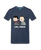 Spreadshirt Wankil Laink Et Terracid T-Shirt Premium Homme, 3XL, Bleu Marine