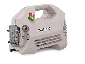 Mecano Smart1700 High Pressure Washer 1700 Watt 120 Bar/12 MPa Induction Motor for Cars/Bikes & Home Cleaning Purpose(White)