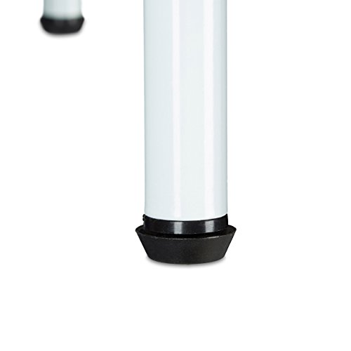 Relaxdays Kleiderständer mit Schuhablage SANDRA, Metall, breit, Garderobenständer mit Kleiderstange, 2 Ablagen auch für Stiefel, HBT: 162 x 90 x 40 cm, weiß - 5