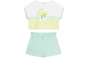 MAYORAL Conjunto Niña short – Conjunto Verano - Sport – Camiseta manga corta y Pantalon corto - Ropa de Regalo – Para niñas y adolescentes de 8 años a 16 años