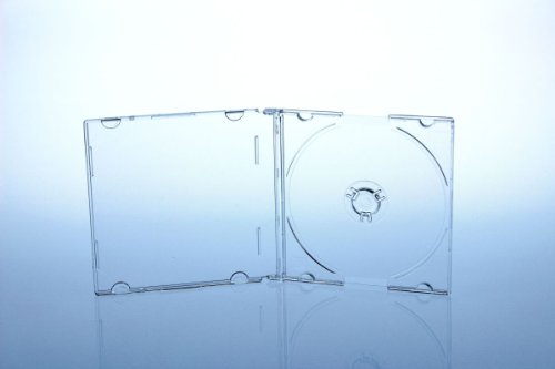 25 Mini DVD CD Hüllen 8cm slimcase clear