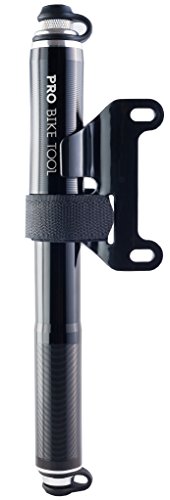Mini Fahrradpumpe mit Manometer – Presta und Schrader Ventil Kompatibel – Hoher Druck 8,3 Bar (120 PSI) – zuverlässig, kompakt & leichte Rahmenpumpe mit Druckmessgerät – Beste Qualität – Mini Pumpe für Straßenfahrräder, Mountainbike und BMX-Fahrräder - 5