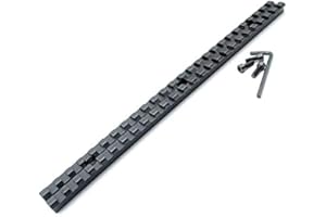 TRIROCK Multi Slots Base Tactical Rifle Scope 20mm Width Mount 260mm Length Durable Weaver Picatinny Rail