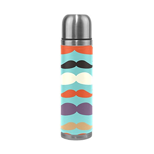 Eslifey Hipster - Borraccia termica a prova di perdite, in acciaio INOX