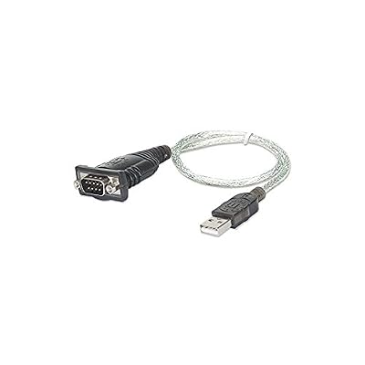 Manhattan Convertisseur USB vers série FTDI FT232RL 0,45 m Silber