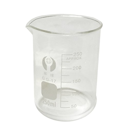 Gazechimp Messbecher aus Glas, 100 - 500ml - Klar, 250ml