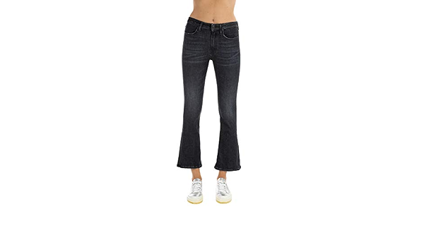 DONDUP Jeans Donna Amanda Bootcut dp449 Nero AI19 28 : Amazon.it:  Abbigliamento