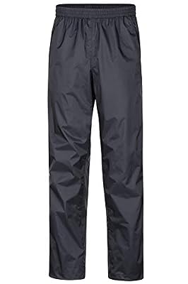 Marmot PreCip Eco Pant imperméable, Pantalon étanche Homme, Pluie, Coupe Vent, Respirant, Black, FR (Taille Fabricant : XL)