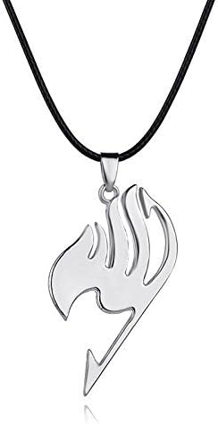 Ginie'sWishKart Necklace Jewelry Animation Fairy Tail Union Logo Necklace in Silver Color 2.2 * 4.7cm