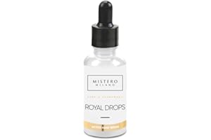 Mistero Milano Royal Drops serum do rąk z mleczkiem pszczelim i jedwabnymi aminokwasami – intensywne i głębokie uspokojenie i nawilżenie – poprawia jędrność skóry dłoni i stóp – 15 ml
