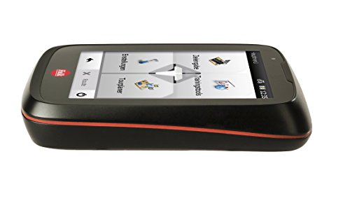 Falk Fahrrad GPS Navigationsgerät kapazitives Display 25 Länder Fahrradhalterung, schwarz/rot, 240036 - 6
