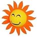 Produktbild Aufsteckfigur für Autoantennen / Wackelfigur für Armaturenbrett und Schreibtisch, Motiv Smiley-Sonne, 1 Stück