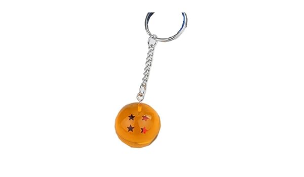 Tbop Metal Pendant Keyring Dragon Ball Four Star Keychain 2 7 2 7cm Yellow Amazon In Bags Wallets Luggage