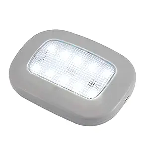 Outgeek Universal Practical Magnetic Interior Reading Dome Light for Auto Car, Grey White Light