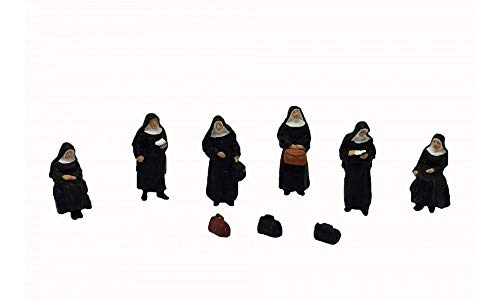 Preiser 10402 Nuns (6) Exclusive Figure Set