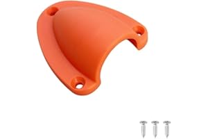 Berfi Life Marine Wire Cable Vent Cover with 3 Screws, Plastic Clamshell Vent Clam Shell Vent Cover for Boat Yacht