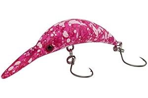 Fishing Tackle Max Unisex – Erwachsene 10C5200343C10 FTM Mega Masu MR Wobbler 3,5cm 35mm 2,5g UV Camou Pink 5200343 Ultra Light Fischen Forellenangeln Barschangeln, Bunt, Normal