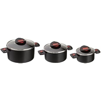 Ballarini Pisa Topfset 4H0000.4 Kochtöpfe aus Edelstahl