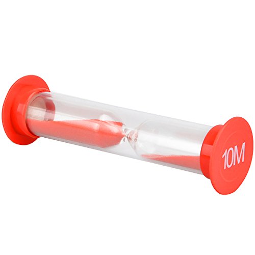 tankerstreet Sand Timer Sanduhren, Sanduhr Sand Uhr Timer 30 Sekunden/1 min/2 Min/3 Minuten/5 Minuten/10 Minuten Neuheit Dekorationen Geschenk Spielzeug für Kinder Kinder Kleinkind Studenten spezielle Bedürfnisse Pack von 6 Farben sortiert - 7