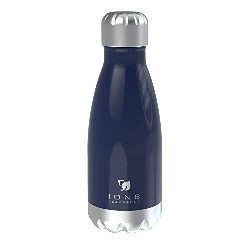 Ion8 Kid’s Leak Proof Vacuum Insulated Flask & Reusable Stainless Steel Water Bottle, 280ml / 10oz Ion8 Kid’s Leak Proof Vacuum Insulated Flask & Reusable Stainless Steel Water Bottle, 280ml / 10oz