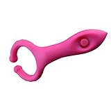 Flypv Mini Vibrador Anillo Impermeable para Erección Pene Penis Consolador Anillos Juguetes Sexuales para Hombres Masculinos Color Rosa