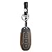 Produktbild JenNiFer Pu Leder Fernbedienung Smart Car Key Case + Kette Für Ford Mondeo Mustang Fusion 2015